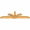 Ekena Millwork Redmond Rough Sawn Timber Gable Bracket, Western Red Cedar, 108"W x 31 1/2"H x 6"D x 6"F, 7/12 Pitch GBW108X31X0606RED00RWR - alternate 3